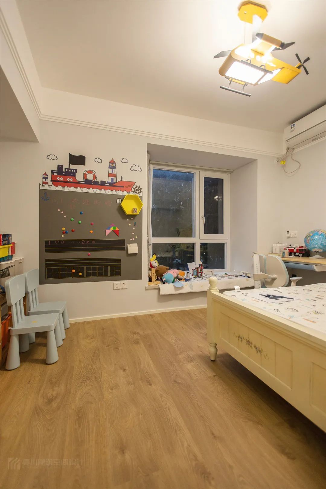 布置|135㎡现代简约,温馨舒适的空间,加上草绿色的点缀,文艺舒适