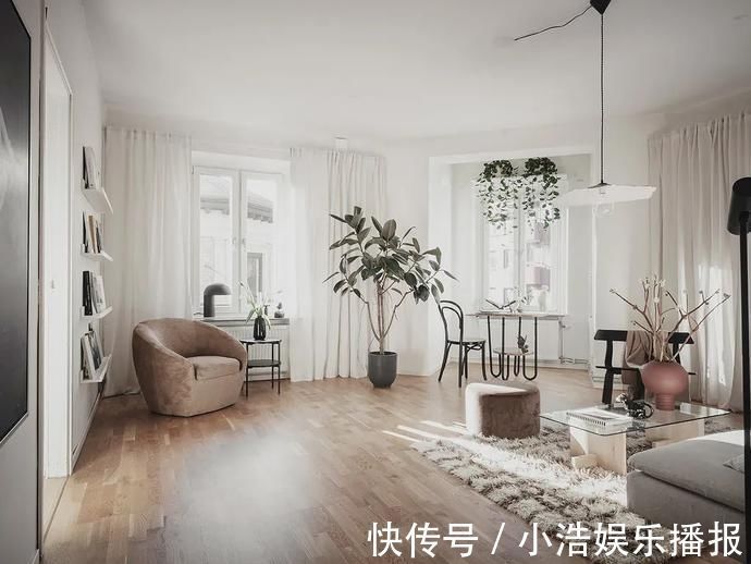 厨房|灵感家65㎡一室一厅，转角客厅和厨房简直美哭我