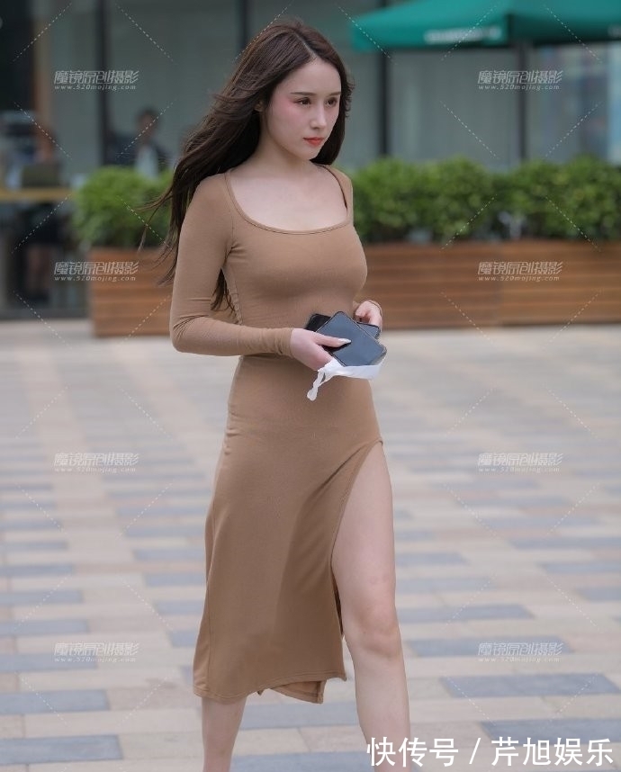 长裙|休闲感很强的连衣长裙,有贴身的设计,穿出干净利落的美