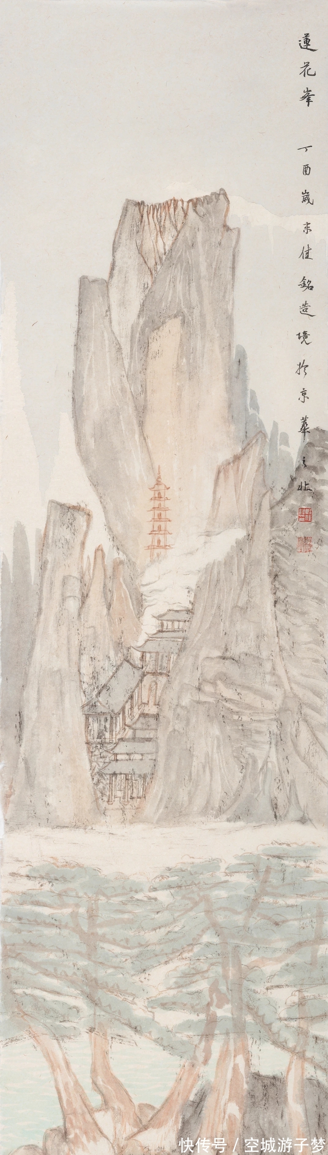 山水画!敢于探索就拥有了成功的基石|邱佳铭山水画