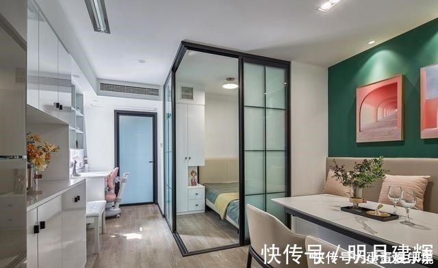 功能区|套内35㎡，空间丝毫不浪费！挤出两房一厅，卫生间分离式设计！