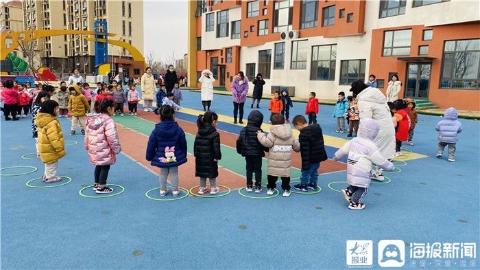 幼儿园|利津县东津实验幼儿园圆圈玩出新花样，百变玩法趣味足