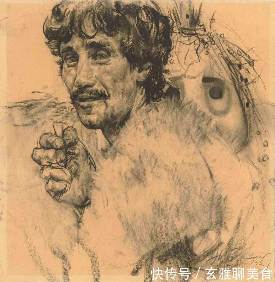 尼古拉&俄罗斯绘画大师级的素描和油画，恰到好处的美