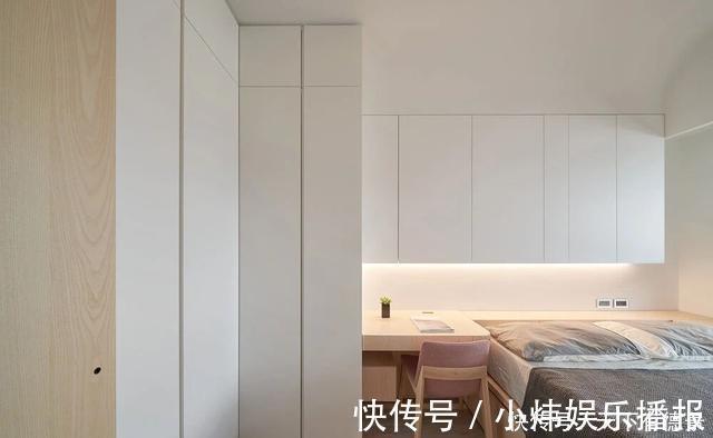 屋主|49㎡的小家,客厅坚持不打柜子,舍弃茶几和电视柜,超级显大!