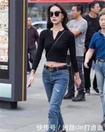 热情活泼的时尚街拍时髦新潮的美女,时尚富有情调