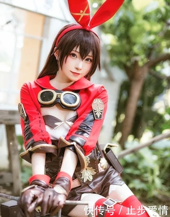 原神|原神安柏cosplay，骑士怎么可以这么可爱！