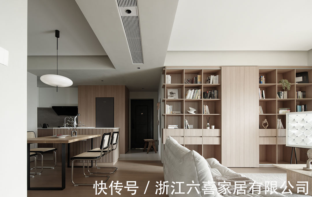 空间|112㎡现代日式混搭现代简约 |倾听岁月,温柔且自由