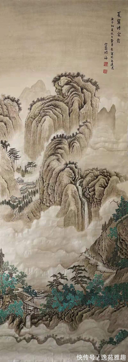 古典#「作品欣赏」山里人的水墨丹青,古典山水传承画家游海作品赏析