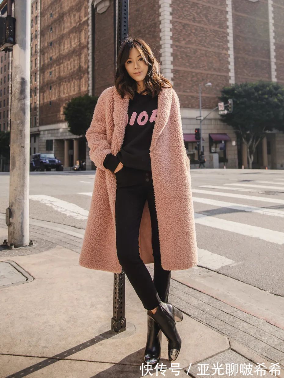 直筒裤 九分裤+短靴=入冬最潮搭配套路,显瘦显高帅翻天!