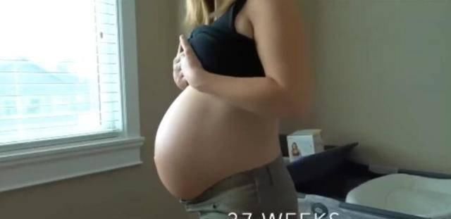 孕晚期|孕期，孕妇的肚子怎么变化7张图告诉你答案，心疼孕妈