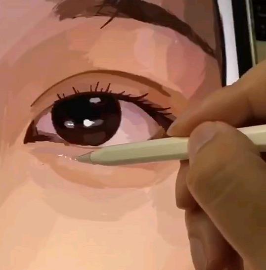 美术专业!美术专业学生手工绘制《虞书欣》他们想一眼就打人,看到成品路太乱了