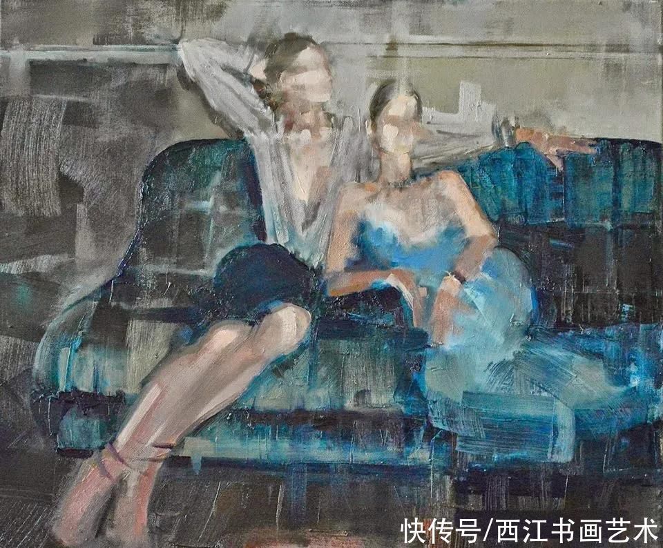 范妮|敏感,感性与永恒:法国女画家莫罗的抽象人物