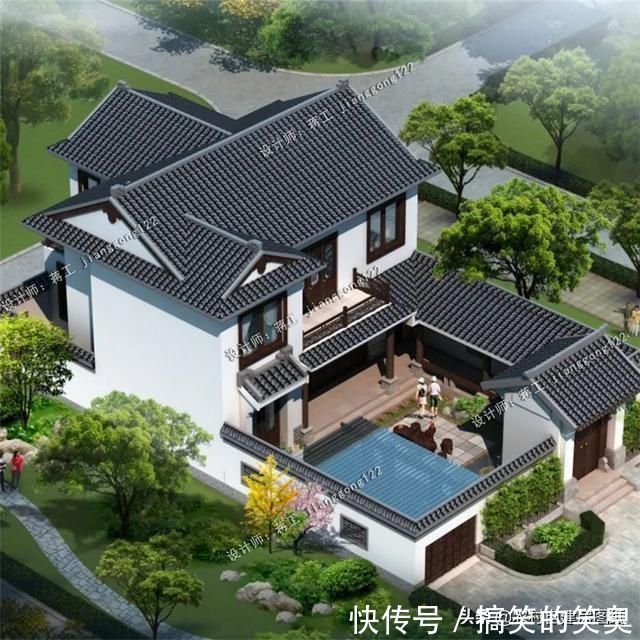 砖混|5款带院子的农村别墅,30年后,我想住在这样的房子里养老