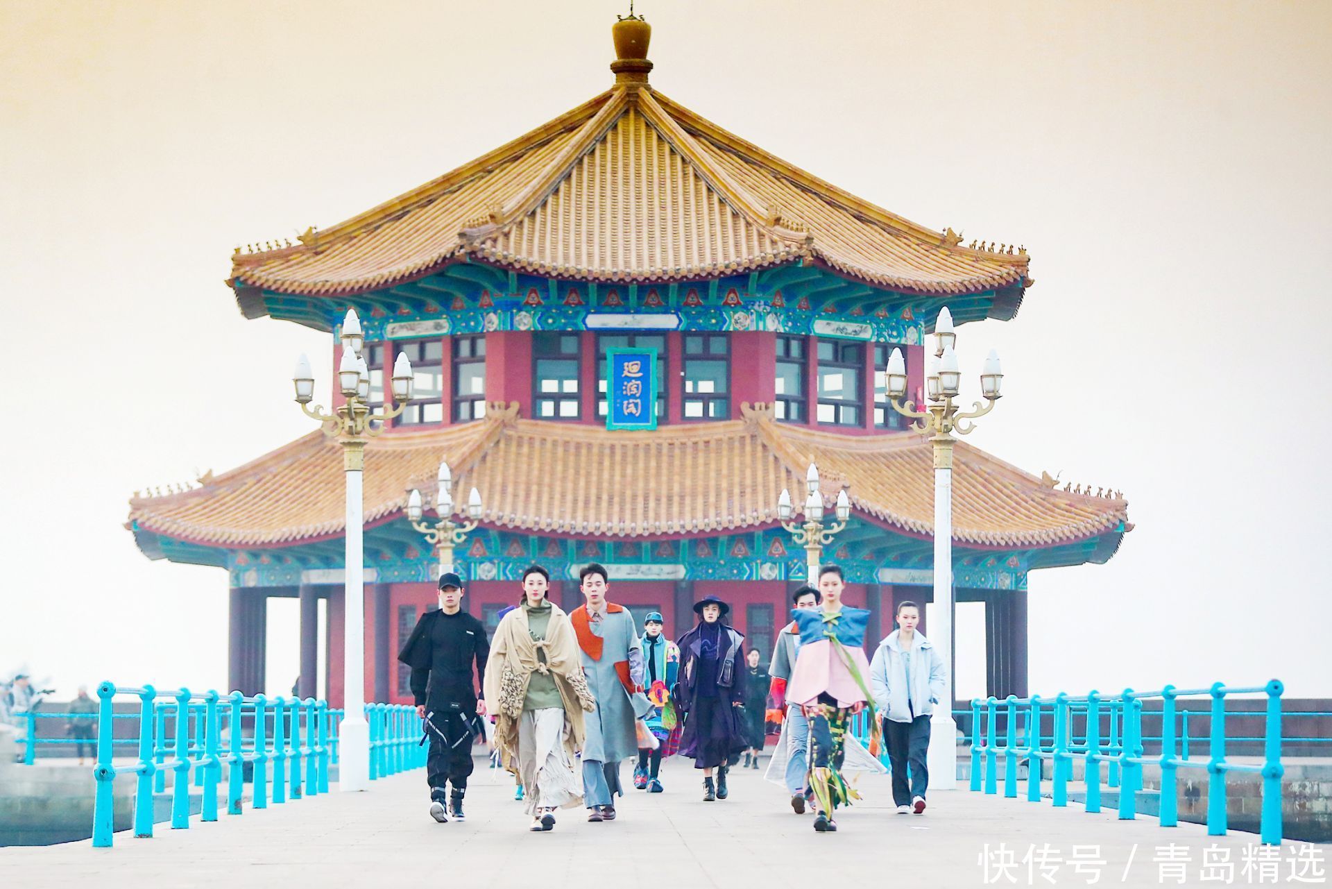 尚设计大赛|今天,百年栈桥变身时尚T台!