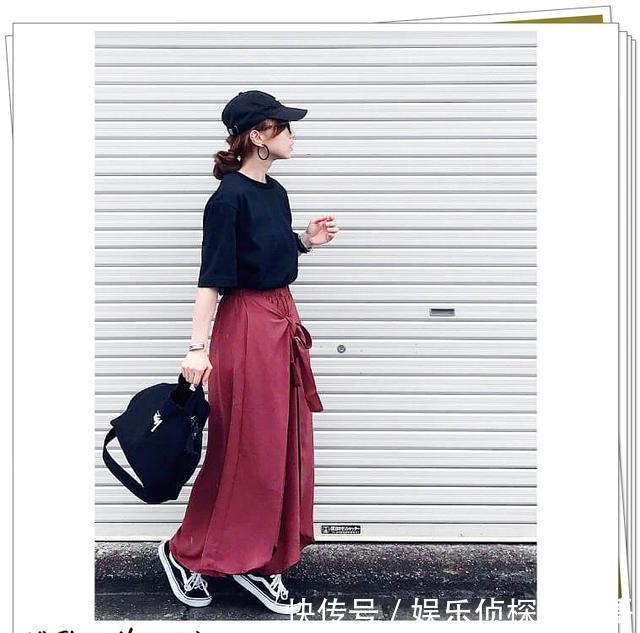 T恤|黑色T恤的搭配示例,更时尚的穿搭参考