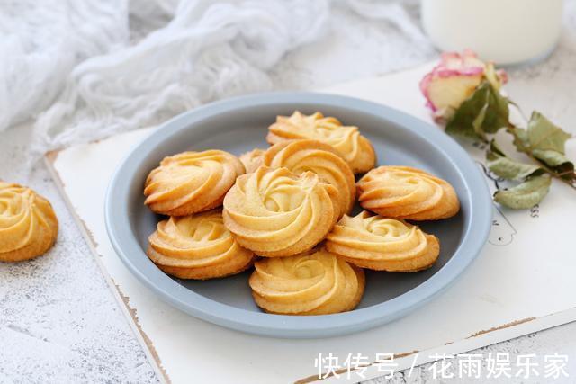 自制丹麦皇家曲奇，口感酥脆、香甜美味，孩子说比买来的味道还好