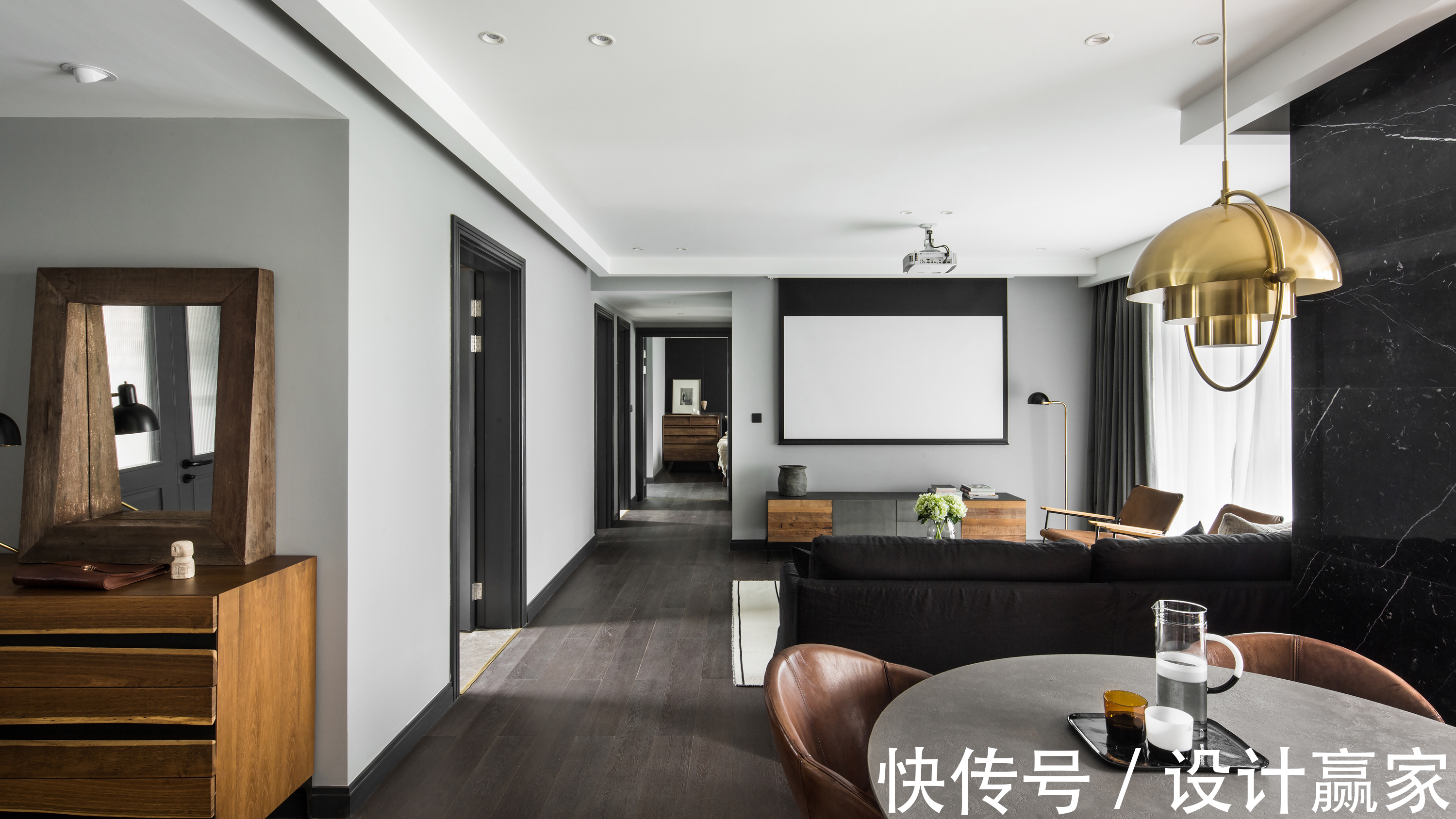 空间|110㎡时尚空间，40万打造的自然美家，住下就不想走