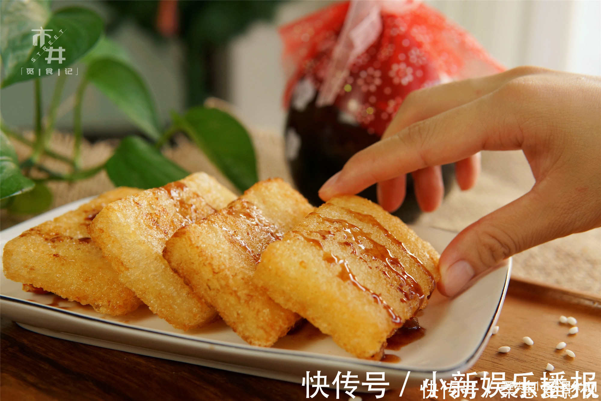糍粑|原来做糍粑年糕这么简单,会蒸米饭就行,想吃多少做多少