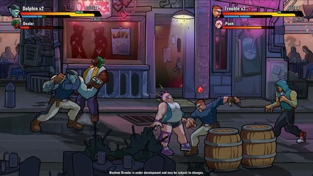 mayhem brawler|街机风清版动作《Mayhem Brawler》8月18日发售 多平台、支持中文