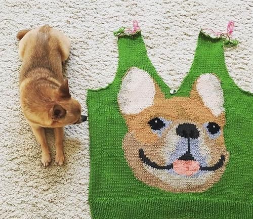 编织|把编织玩出新创意,棒针、钩针结合起来,提花也能用钩针表现