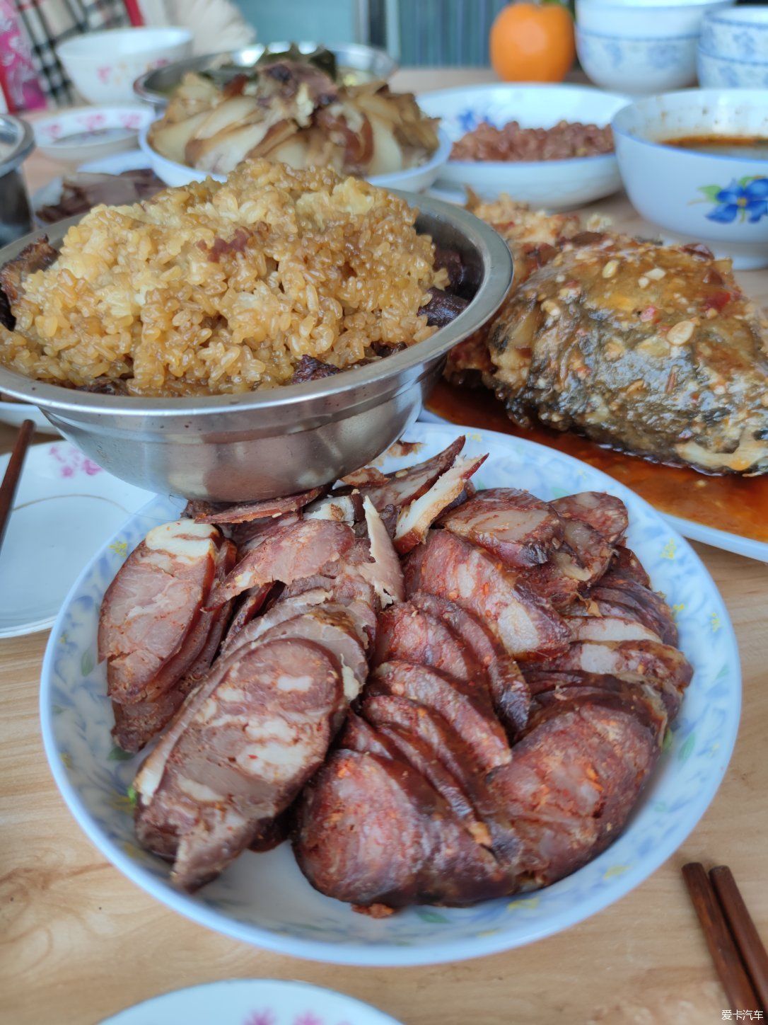 中年|到乡坝头吃农家饭