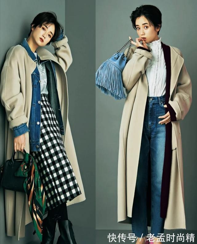 单品|每个时尚的女人,建议准备一件卡其色长大衣!不挑年龄随便搭