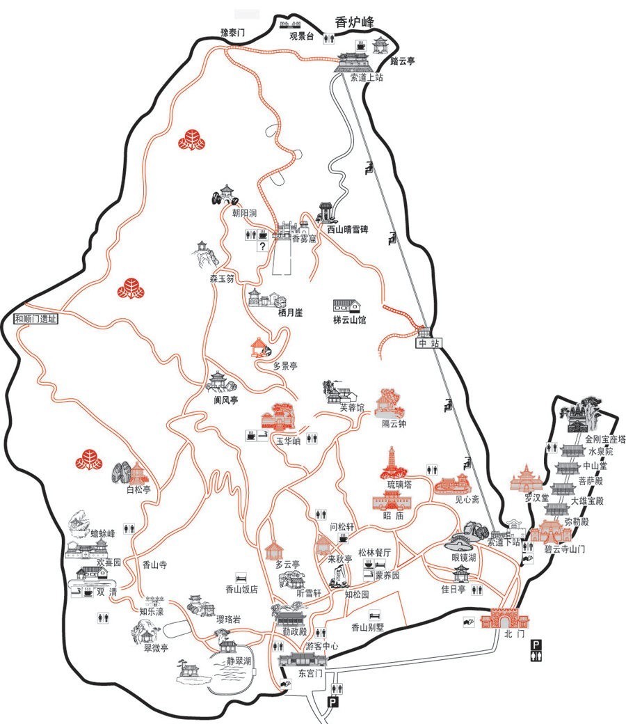 香山最古老陵墓埋葬辽朝“僭伪之君”,如今已无迹可寻