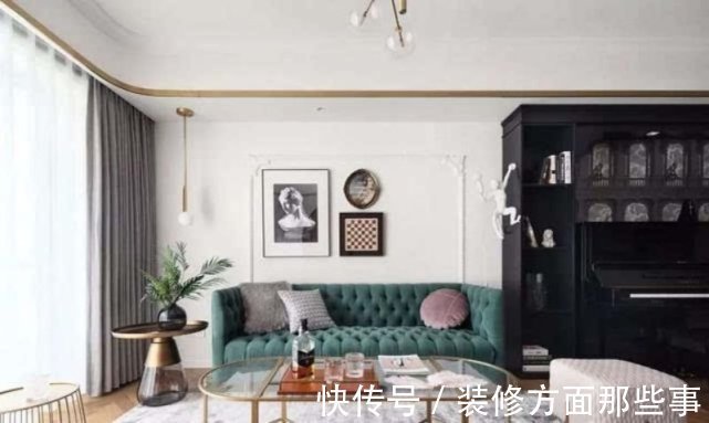 壁龛|125平现代风三居室,拿黑色壁龛充当餐边柜,实用大气