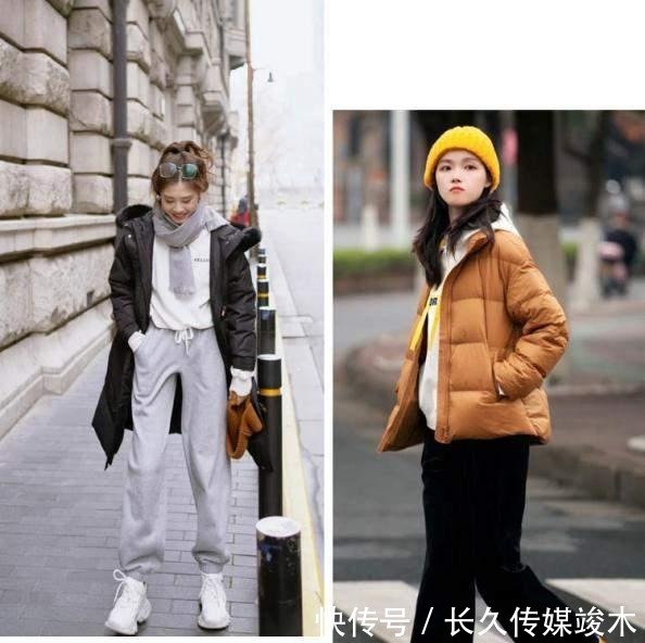 穿羽绒服时,记住正确的“内搭精髓”,时髦不易出错