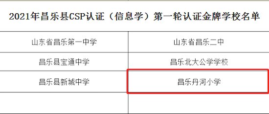 人工智能|喜报：昌乐丹河小学在信息学竞赛与“人工智能小创客”活动中再获佳绩