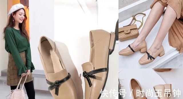 单鞋|快把你的高跟鞋丢掉,今年很流行“莫兰迪色”单鞋,上脚谁穿谁美
