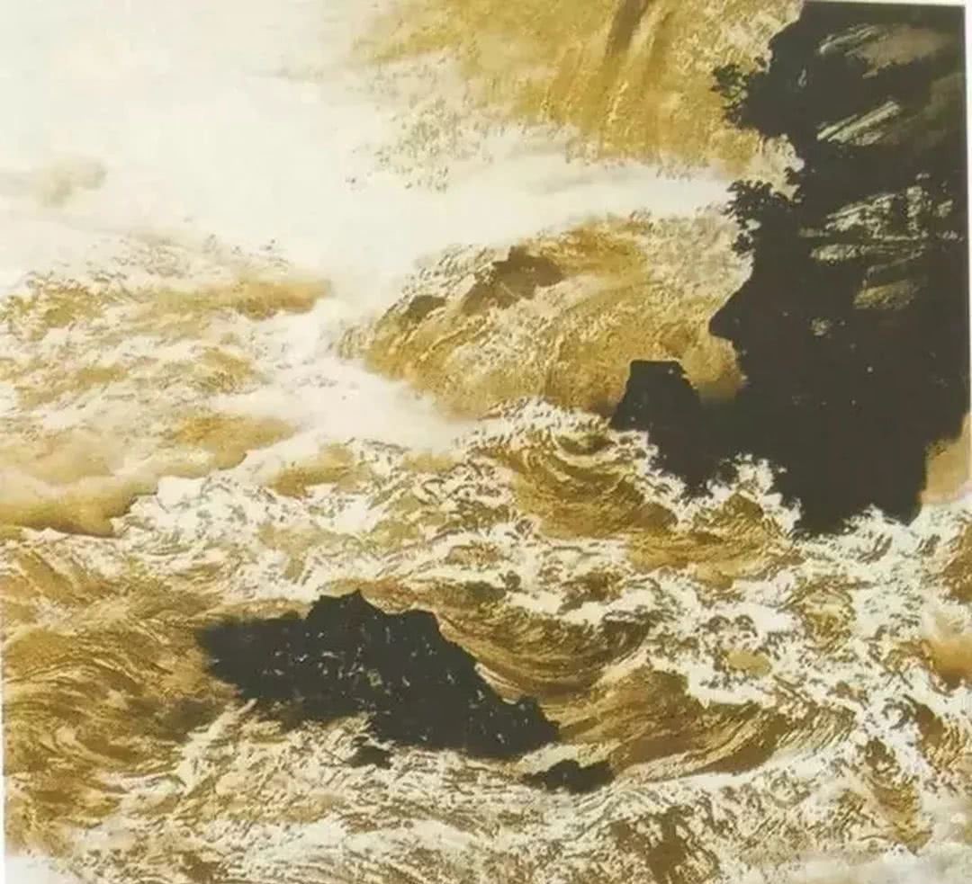 郭熙@山水画的两种点缀，云水描绘该如何入笔？韵律节奏在于此