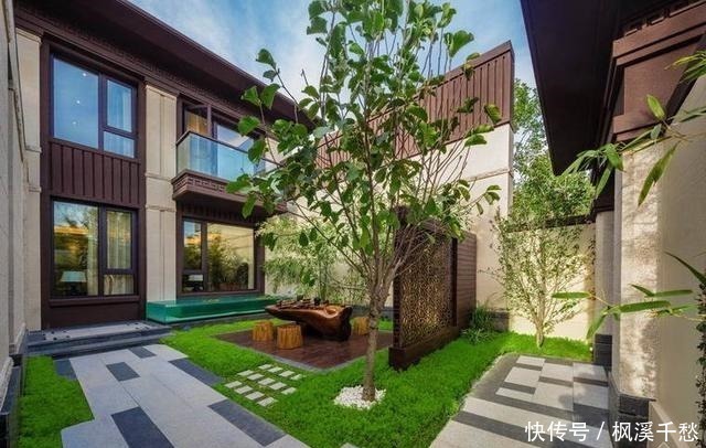 庭院设计12个花园庭院设计案例,说说庭院中不可或缺的2个要素!