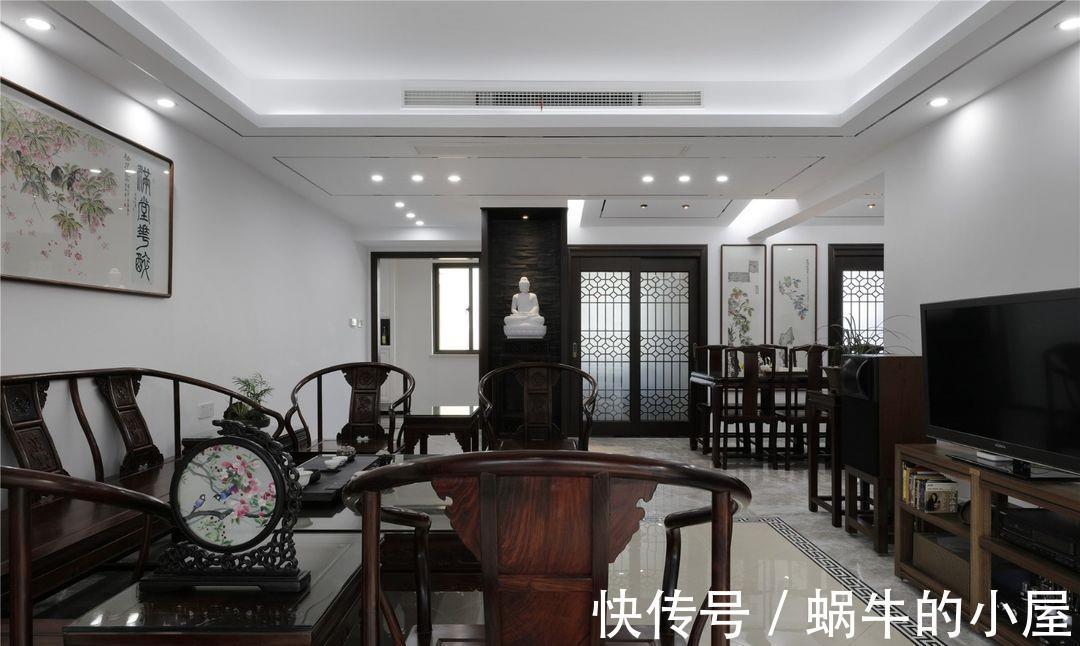 搭配|130平方米的中式家装，搭配自然复古的红木，简约又大气！