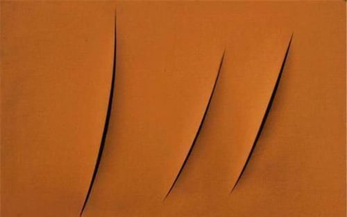 绘画|这才是艺术家，在画布上割一刀卖2个亿，原来缝隙里大有文章