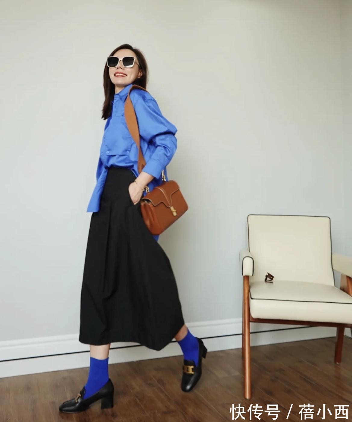 半身裙|OOTD!7款不同的黑色鞋打造一周不重样的造型,冬季穿百搭又减龄