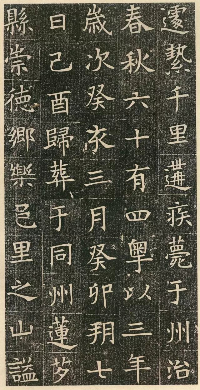 初学者|苏慈墓志:1400年前的楷书,书法初学者的极佳范本