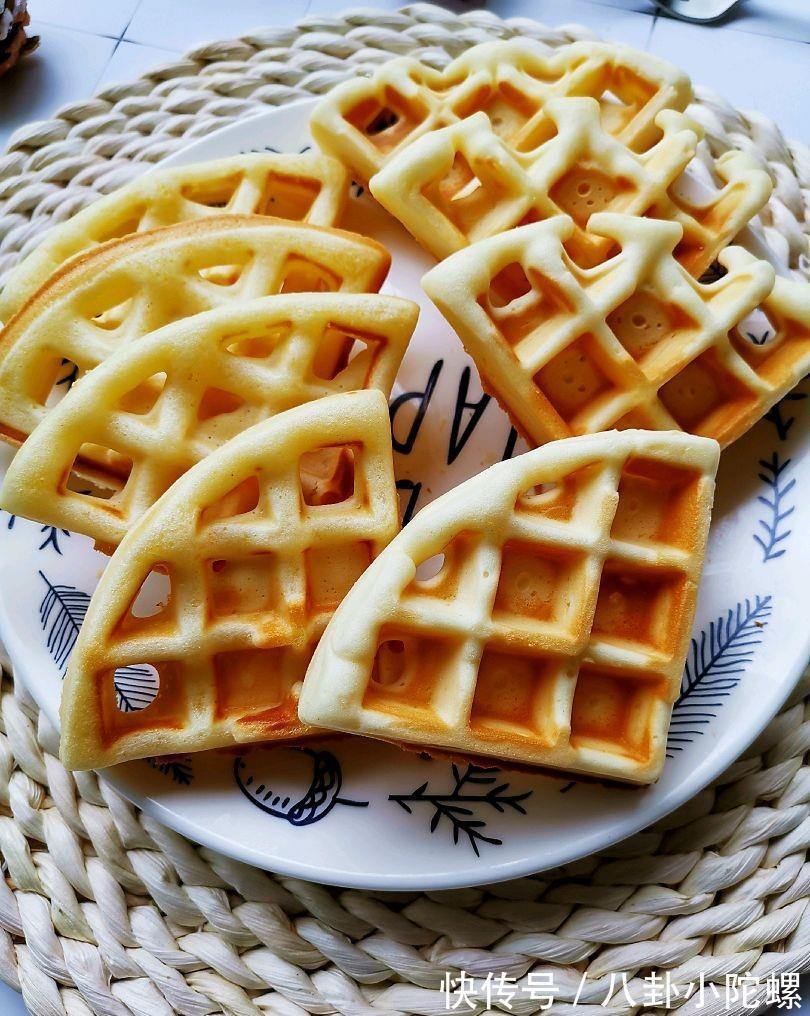 原味华夫饼|自制原味华夫饼,自己学会做法,再也不用出去买了,省钱了