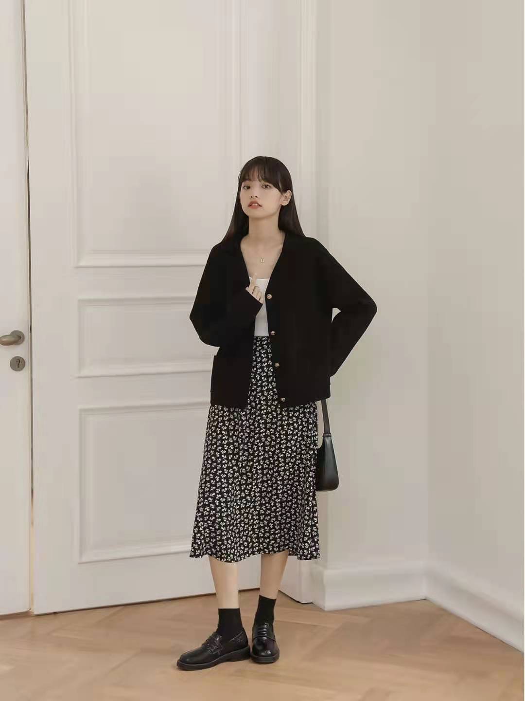 碎花裙|秋季穿搭没头绪?看这些温柔甜美的穿搭,普通女生也能穿出高级感