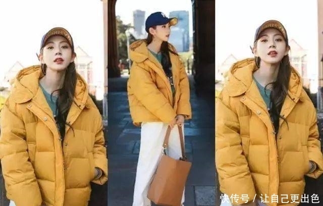 小个子想要超高回头率!羽绒服+烟管裤气场堪比1米8,美得任性!