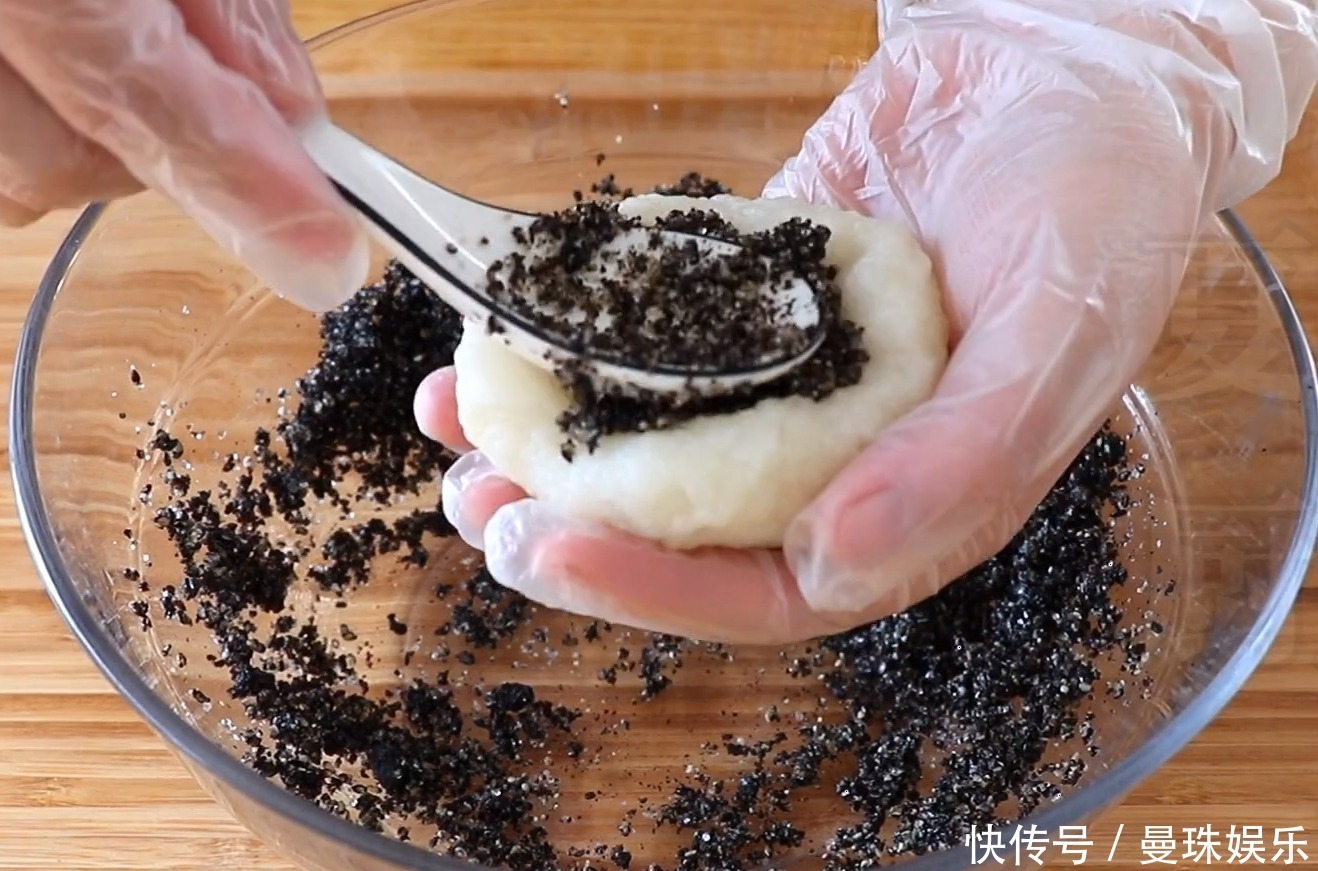 糯米糍粑|手工糯米糍粑糕南方特色做法，红糖流心馅，香甜软糯，简单易学