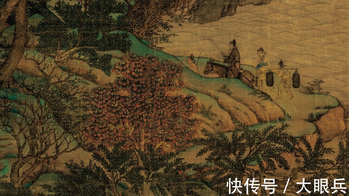 青绿山水@4幅大师绘就的山水画:看祖国大好河山,这江山万里盛景如画