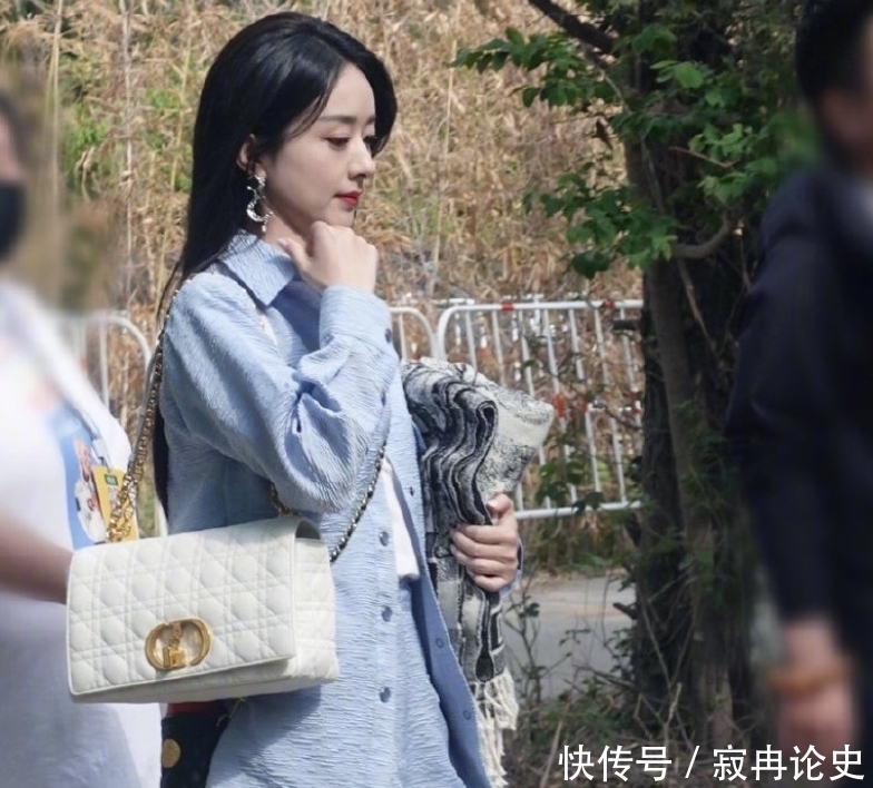 赵丽颖|何炅用笔画赵丽颖,看清图上的细节,难怪粉丝能一眼认出