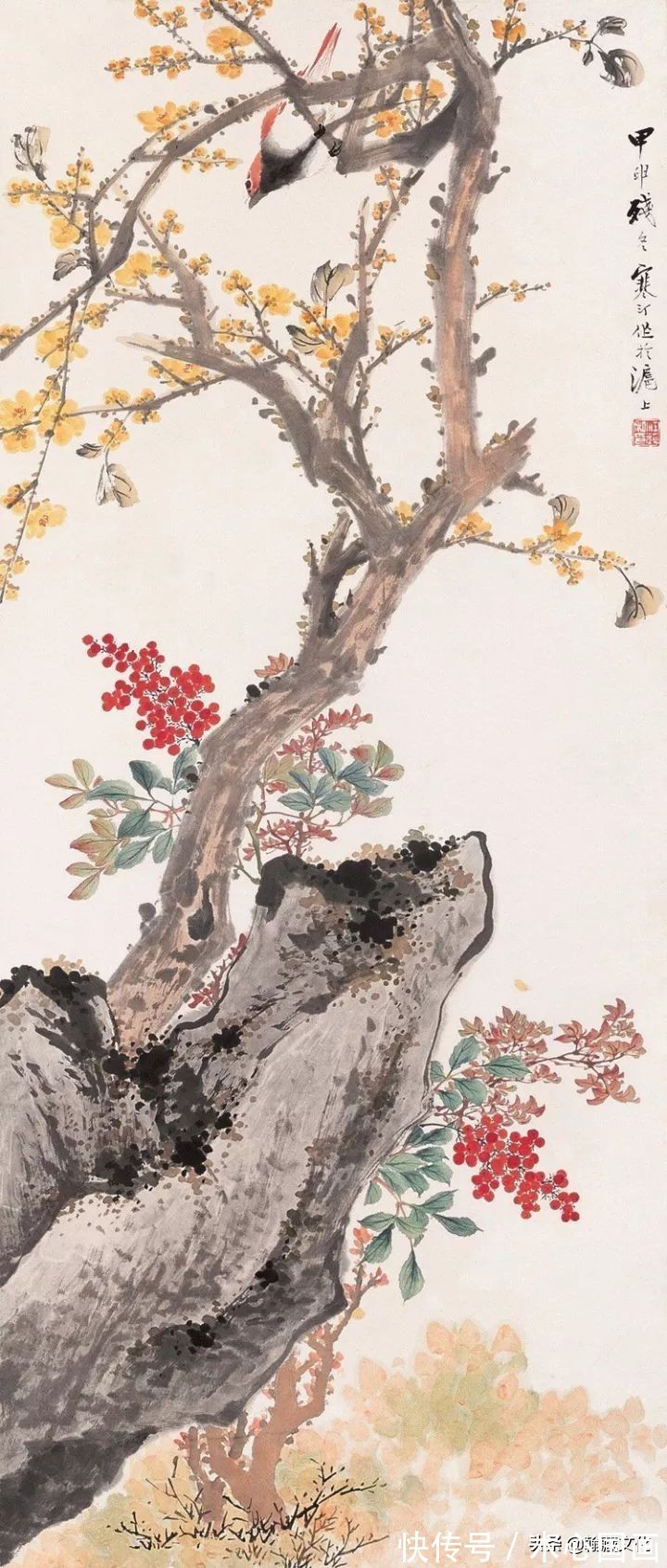 任伯年&江寒汀先生小写意花鸟画欣赏(一)