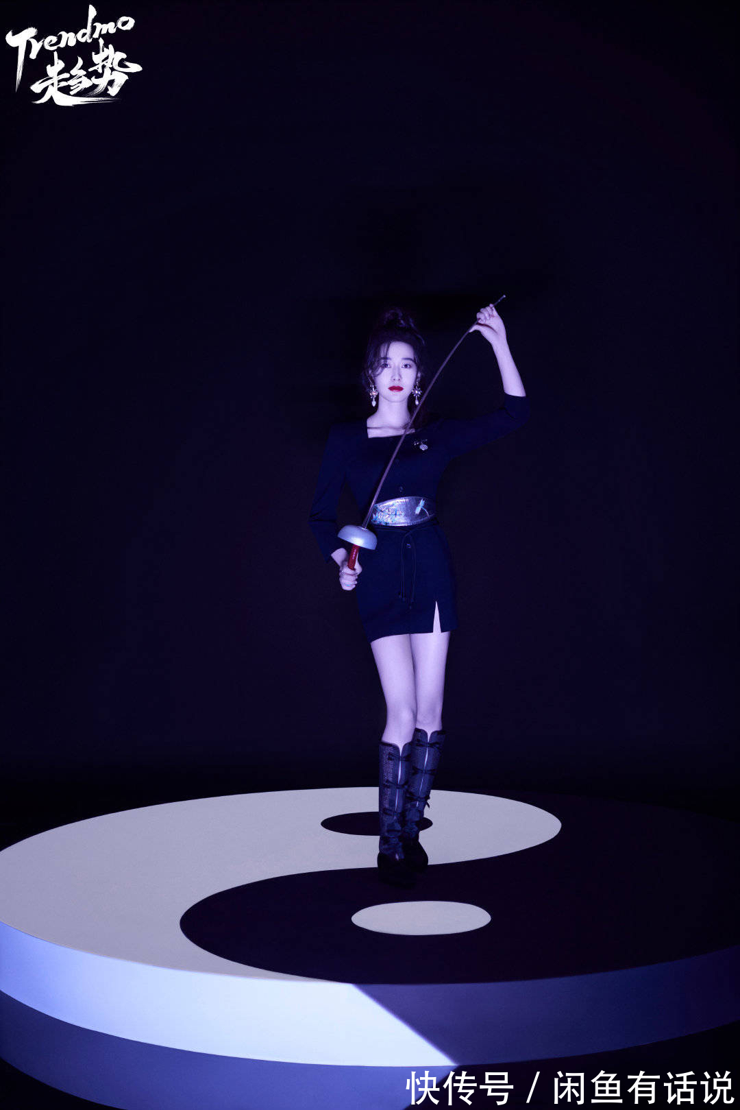 风范儿|金牌剑客孙一文拍时尚大片,又美又飒有了女侠风采,气质不输明星