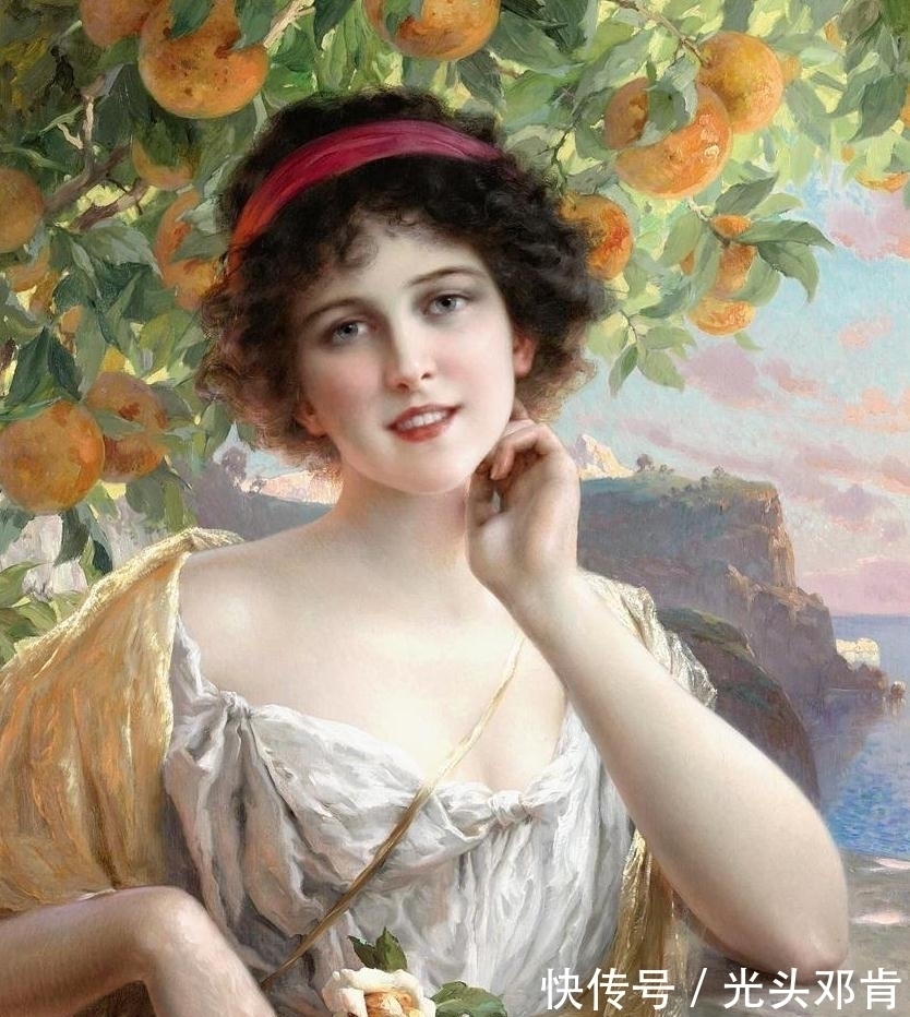 弗农&他最擅长画美女,埃米尔·弗农Emile Vernon油画美女作品鉴赏