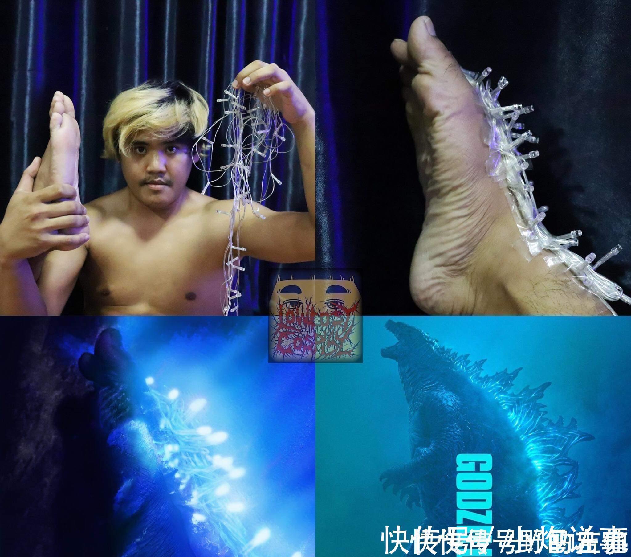 颜值担当|泰国小哥用脚COS哥斯拉,用牙膏还原异形,看到小丑后我跪了