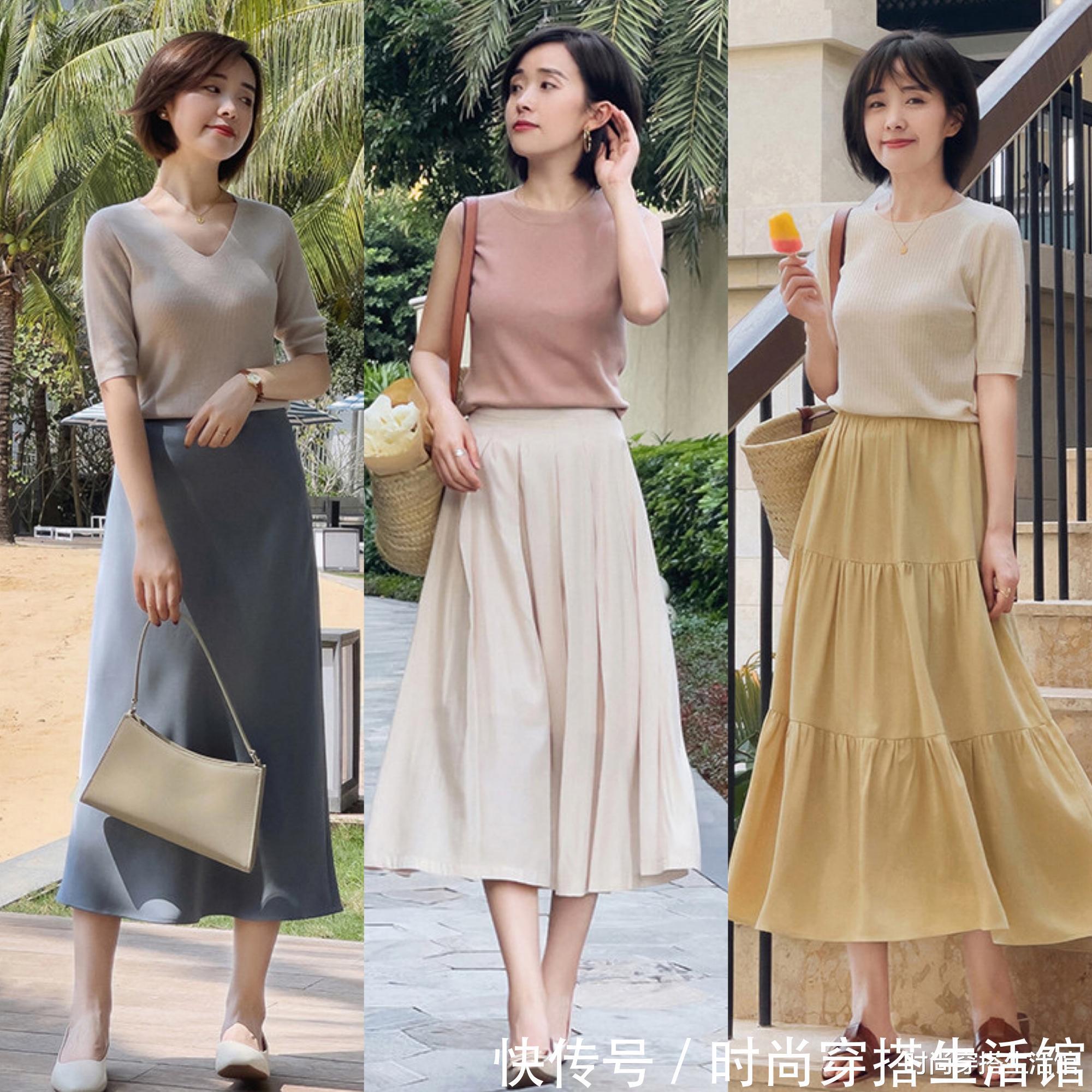 针织衫|小个子女人少穿长款多穿“它”，显瘦还显高，配裙子裤子美极了