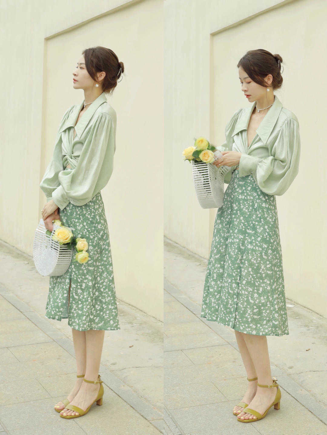 高跟鞋|初秋这样穿“裙子”优雅大方又显气质,显高显瘦还百搭,值得借鉴