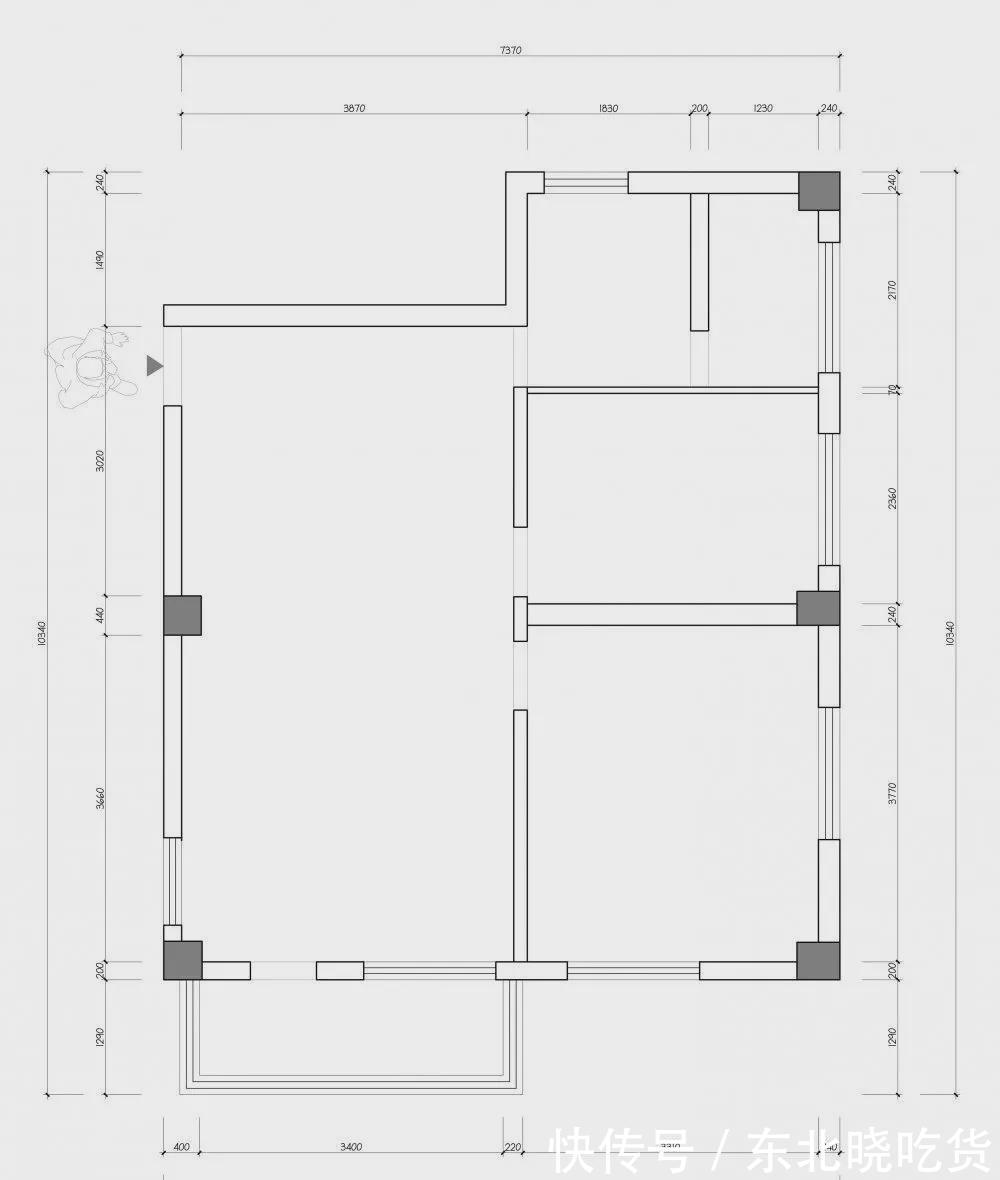 客餐厅|小户型也可以很精致,77㎡两房一厅爆改后,两个人住太舒适了